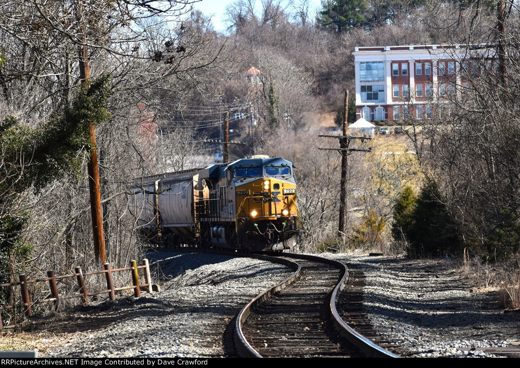 Approaching the Staunton Station